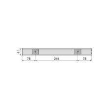 Emuca Aplique LED recargable por USB Kaus Black con sensor táctil de proximidad, L400mmPlástico y Aluminio, Pintado negro - Ítem7