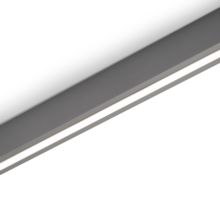 Emuca Kit de barra para armario Luxe, tira LED 4,5x8 Neonlynx V, sensor de movimiento RF Smart y convertidor Smart (24V DC), longitud 900mm, Luz blanca cálida 2.700K, Plástico y Aluminio, Titanio - Ítem10