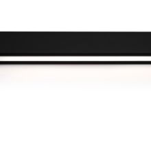 Emuca Kit de barra para armario Luxe, tira LED 4,5x8 Neonlynx V, sensor de movimiento RF Smart y convertidor Smart (24V DC), longitud 900mm, Luz blanca cálida 2.700K, Plástico y Aluminio, Pintado negro texturizado - Ítem11