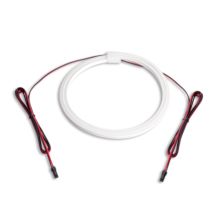 Emuca Kit de barra para armario Luxe, tira LED 4,5x8 Neonlynx V, sensor de movimiento RF Smart y convertidor Smart (24V DC), longitud 900mm, Luz blanca cálida 2.700K, Plástico y Aluminio, Pintado negro texturizado - Ítem5