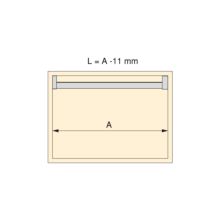 Emuca Kit de barra para armario Luxe, tira LED 4,5x8 Neonlynx V, sensor de movimiento RF Smart y convertidor Smart (24V DC), longitud 1.150mm, Luz blanca cálida 2.700K, Plástico y Aluminio, Pintado negro texturizado - Ítem9