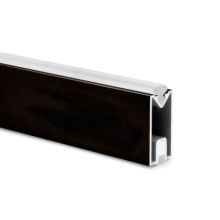 Emuca Kit de barra para armario Luxe, tira LED 4,5x8 Neonlynx V, sensor de movimiento RF Smart y convertidor Smart (24V DC), longitud 1.150mm, Luz blanca cálida 2.700K, Plástico y Aluminio, Pintado negro texturizado - Ítem3