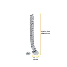 Pasacables Columna Emuca Pipe 4 - Ítem1