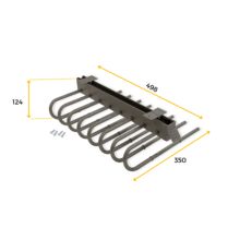 Emuca Pantalonero extraíble, Izquierda, Acero y Plástico, Titanio - Ítem3