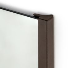 Emuca Espejo extraíble para interior de armario, Acero y Plástico y Cristal, Pintado moka - Ítem5