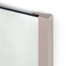 Emuca Espejo extraíble para interior de armario, Acero y Plástico y Cristal, Pintado color gris piedra - Ítem5