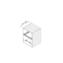 Emuca Kit de panier et cadre coulissant avec fermeture souple pour armoire, réglable, module 600mm, Gris pierre - Item10