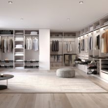 Emuca Kit de cajón organizador y bastidor de guías con cierre suave para armarios, regulable, módulo 800mm, Negro texturizado y gris piedra - Ítem7