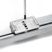 Emuca Kit de cajón organizador y bastidor de guías con cierre suave para armarios, regulable, módulo 800mm, Negro texturizado y gris piedra - Ítem10