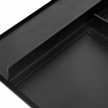 Emuca Kit de bandeja y bastidor de guías con cierre suave para armarios, regulable, módulo 600mm, Negro texturizado - Ítem10