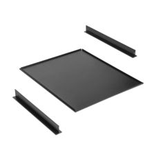Emuca Kit de tray, 2 paniers d'organisation et cadre de roulement soft close pour armoires, réglable, module 800mm, Noir texturé - Item10