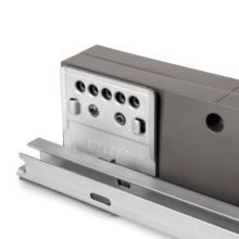 Emuca Juego de 2 distanciadores laterales para bastidor Quartz, Plástico, Titanio, 2 ud - Ítem4