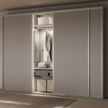 Emuca Kit de bandeja auxiliar, cesto y bastidor regulable Quartz para armarios, guías de cierre suave y extracción total, Módulo 60cm, Acabado Titanio - Ítem3