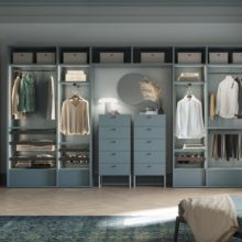 Emuca Bastidor con guías de cierre suave y extracción total para accesorios de armario Quartz, 662-688mm, Aluminio y Plástico, Titanio - Ítem3