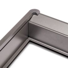 Emuca Bastidor con guías de cierre suave y extracción total para accesorios de armario Quartz, 937-963mm, Aluminio y Plástico, Titanio - Ítem10