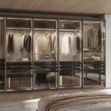 Emuca Bastidor con guías de cierre suave y extracción total para accesorios de armario Quartz, 962-988mm, Aluminio y Plástico, Titanio - Ítem9