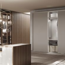 Emuca Bastidor con guías de cierre suave y extracción total para accesorios de armario Quartz, 1062-1088mm, Aluminio y Plástico, Titanio - Ítem6