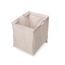 Emuca Cesto de ropa para armarios y vestidores Quartz, 418x320x400mm, Acero y Tela, Titanio - Ítem4