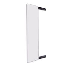 Emuca Espejo extraíble para interior de armario Quartz, con giro 180°, 1.000x300mm, Aluminio, vidrio y acero, Titanio - Ítem5