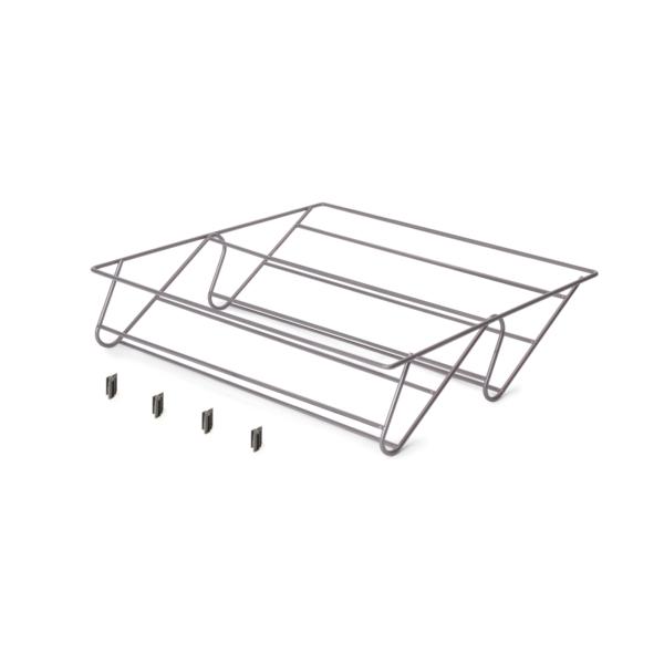 Emuca Cajón zapatero para armarios y vestidores Quartz, 440 (M60), Acero, Titanio