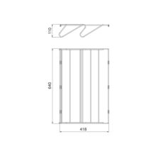 Emuca Cajón zapatero para armarios y vestidores Quartz, 640 (M80), Acero, Titanio - Ítem6