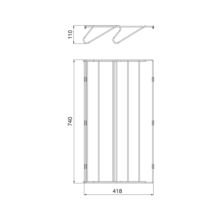 Emuca Cajón zapatero para armarios y vestidores Quartz, 740 (M90), Acero, Titanio - Ítem6
