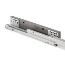 Emuca Kit de cajón zapatero extraíble para armarios Quartz, regulable, módulo 600mm, Acero, aluminio y plástico, Titanio - Ítem9
