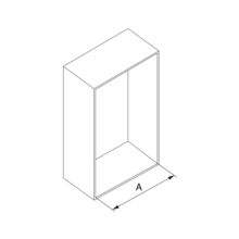 Emuca Colgador abatible para armario Sway, ancho regulable 600 - 830mm, Acero, Aluminio y Plástico, Pintado Titanio - Ítem4