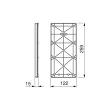 Emuca Suplemento lateral para colgador abatible para armario Sway, Plástico, Titanio - Ítem1