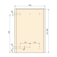 Emuca Contenedor de reciclaje para fijación inferior y extracción manual en mueble de cocina Recycle 1x35litros, Plástico gris antracita - Ítem4