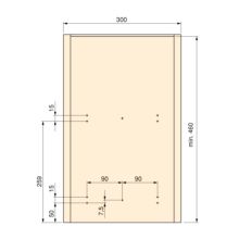 Emuca Contenedor de reciclaje para fijación inferior y extracción manual en mueble de cocina Recycle 35litros, Plástico gris antracita - Ítem5