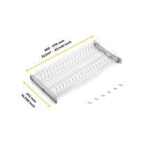 Emuca Égouttoir Suprastar pour module, 600, Acier, Chromé - Item8