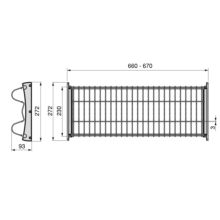 Emuca Escurreplatos para módulos altos Suprastar, módulo 700mm, Acero, Cromado - Ítem7