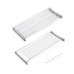 Emuca Escurreplatos para módulos altos Suprastar, módulo 700mm, Acero, Cromado