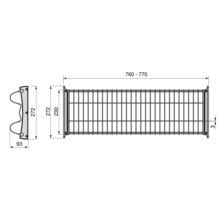 Emuca Escurreplatos para módulos altos Suprastar, módulo 800mm, Acero, Cromado - Ítem7