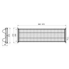 Emuca Escurreplatos para módulos altos Suprastar, módulo 900mm, Acero, Pintado aluminio - Ítem6