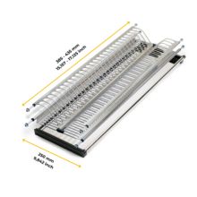 Emuca Escurreplatos acero inoxidable Drynox, módulo 450mm, Acero inoxidable - Ítem9