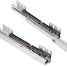 Emuca Carro extraíble Supra de fijación inferior con cierre suave, módulo 400mm, Acero, Cromado - Ítem3