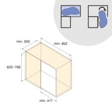 Emuca Sistema de rincón extraíble Lake Harmony para mueble de cocina, Derecha, Altura regulable, Acero y Madera, Gris antracita - Ítem9
