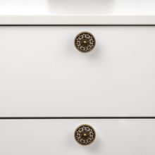 Emuca Lot de 25 boutons pour meubles Tanger, diamètre 35mm, Zamak, Bronze - Item2