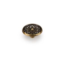 Emuca Lot de 25 boutons pour meubles Tanger, diamètre 35mm, Zamak, Bronze - Item3