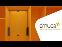 Emuca Penderie rabattable pour armoire Hang, 450 - 600, Peint en moka, Acier et Plastique. - Item4