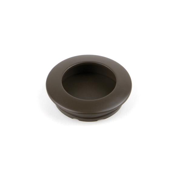 Emuca Pomo para mueble, D. 41 mm, Zamak, color moka