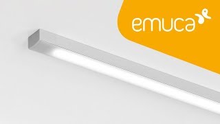 Kit profil aluminium surface LED + diffuseur + cache - Item6