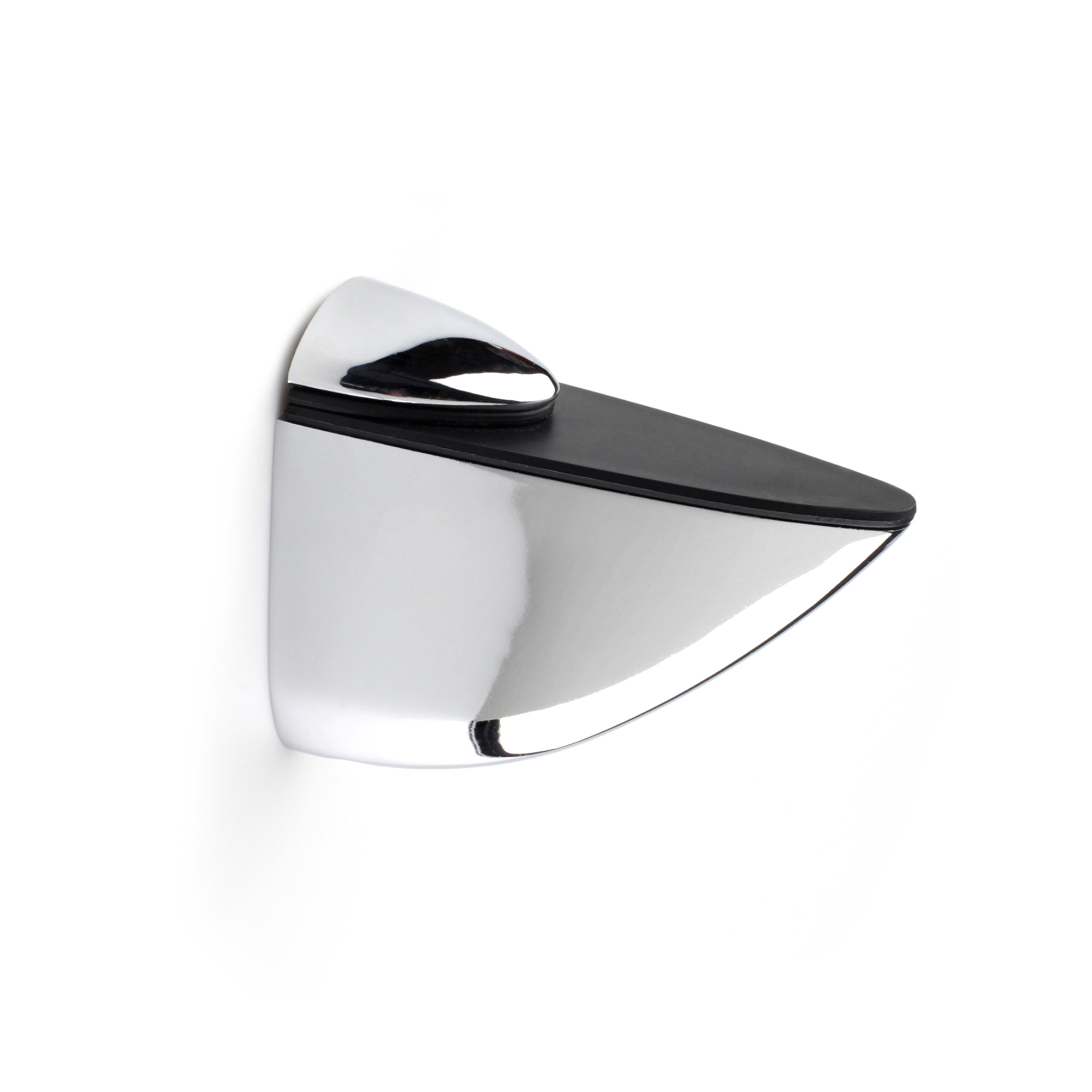 Soporte Regulable para Baldas de Cristal y Madera | Fabricado en Zamak | Acabado en Cromo Brillo | Para Baldas con Espesores de 3-40 mm | Medidas 39*88*105 mm | Sistema de Fijación Atornillado | 1 Unidad