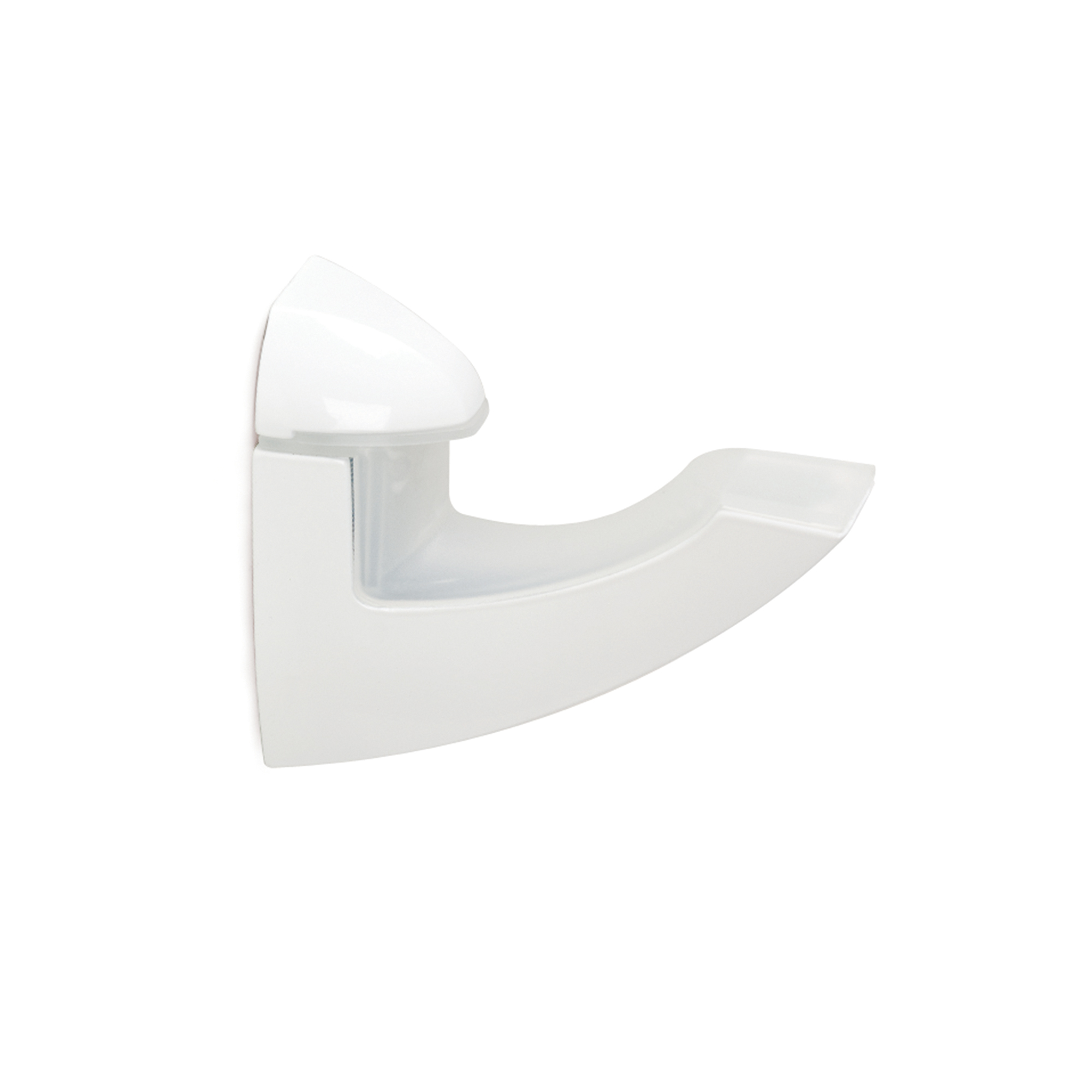 Soporte Regulable para Baldas de Cristal y Madera | Fabricado en Zamak | Acabado en Blanco | Para Baldas con Espesores de 3-40 mm | Medidas 35*95*105 mm | Sistema de Fijación Atornillado | 1 Unidad