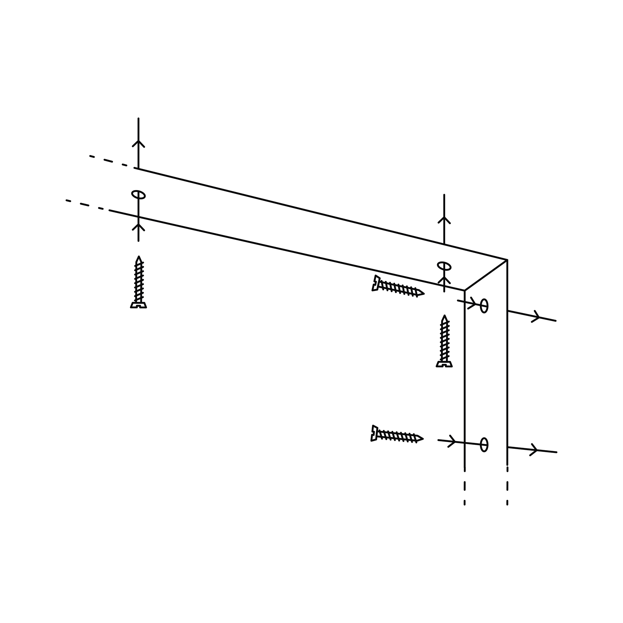 Escuadra para Estantería en Hierro Acabado en Blanco Poro | Medidas 30*211*260 mm | Sistema de Fijación Atornillado | 1 Unidad - Ítem1