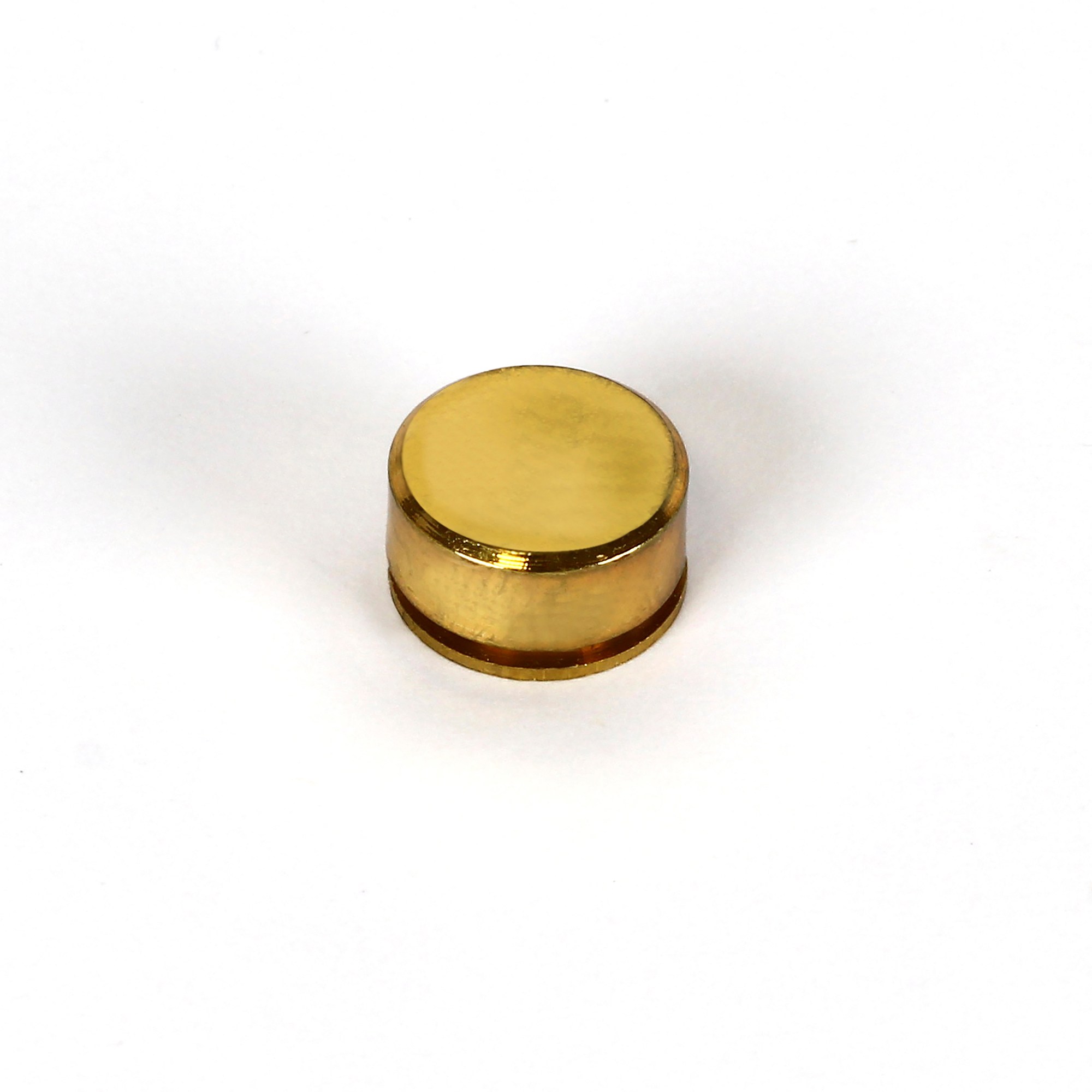 Pack 4 Embellecedores para Tornillos de Sujeción de Espejos | Fabricado en Latón | Acabado en Oro| 4 Unidades