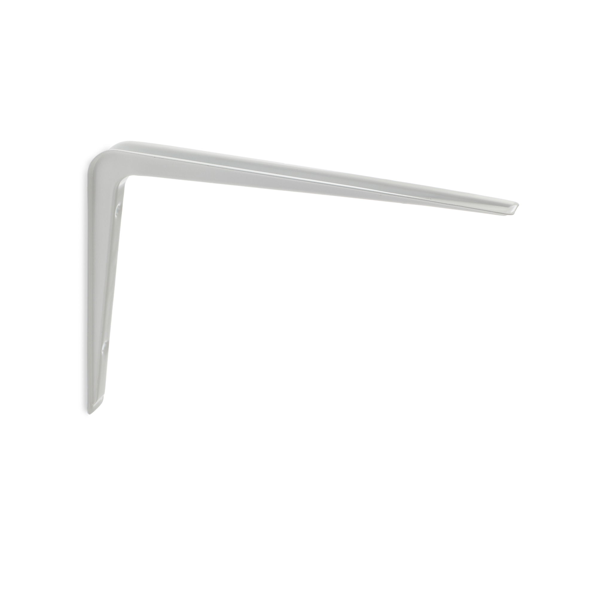 Escuadra para Estantería | Estilo Decorativo | Fabricado en Acero | Acabado en Blanco | Medidas 26*192*272 mm | Sistema de Fijación Atornillado | 1 Unidad