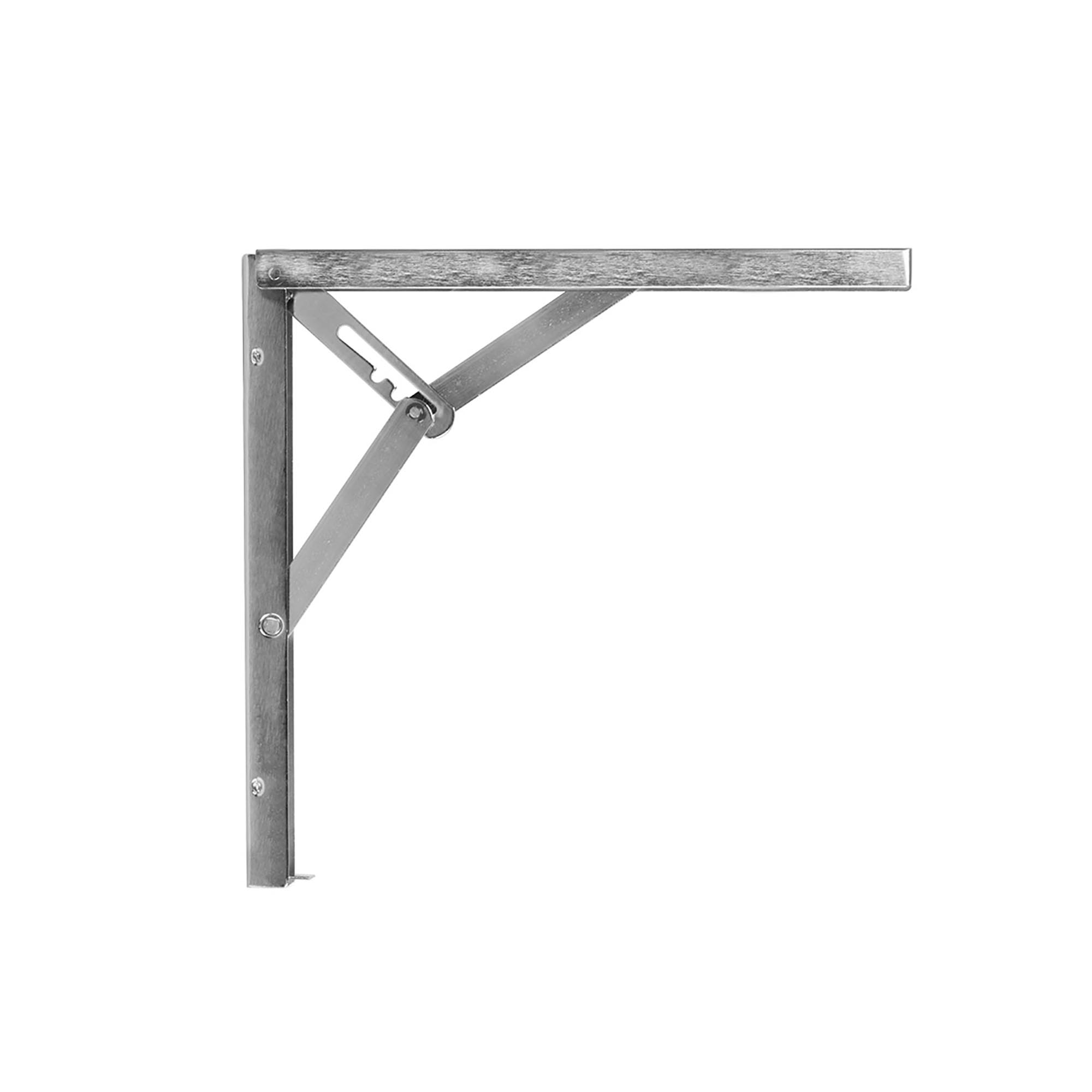 Escuadra para Estantería | Estilo Decorativo | Fabricado en Acero | Acabado en Cromo Brillo | Medidas 32*188*203 mm | Sistema de Fijación Atornillado | 1 Unidad